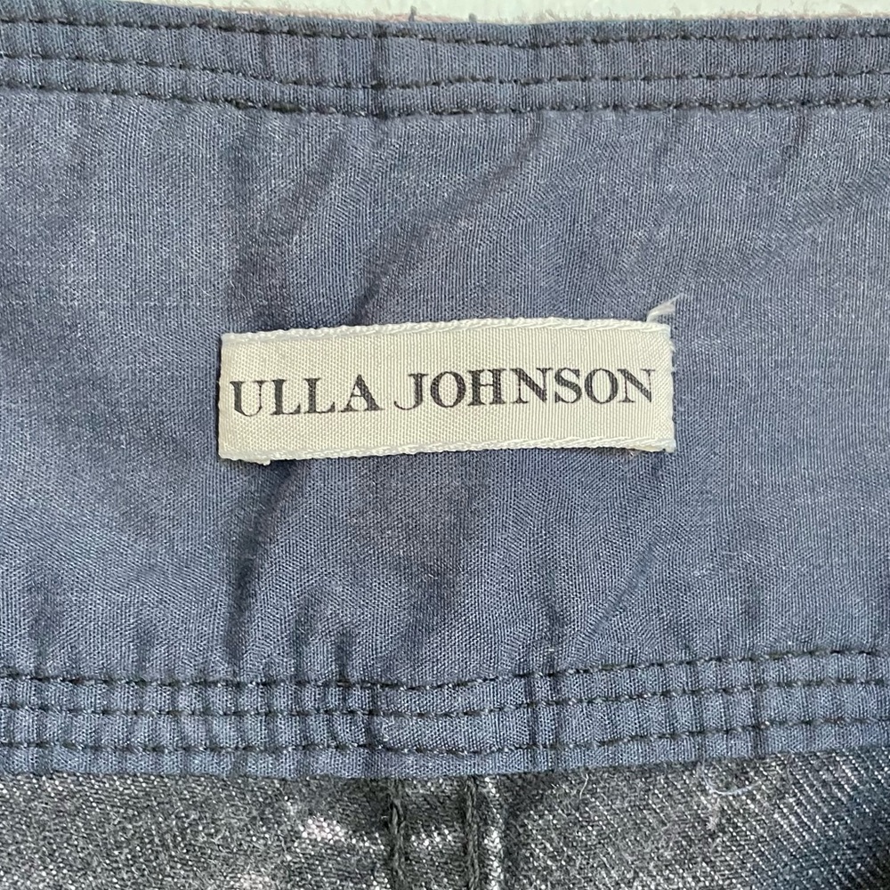Ulla Johnson Albie Lilac Belted High Waisted Wide Leg Jeans Women’s 0 Acid Wash - Picture 14 of 16
